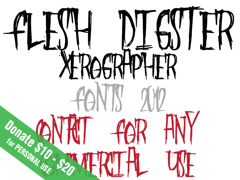 Flesh Digster Font
