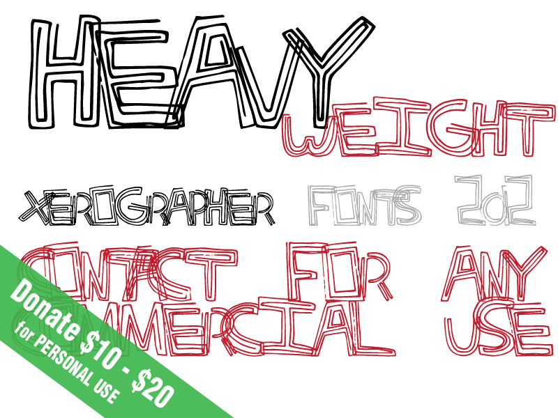 HeavyWeight Font