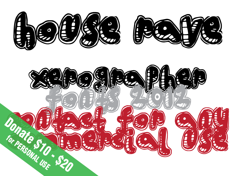 House Rave Font
