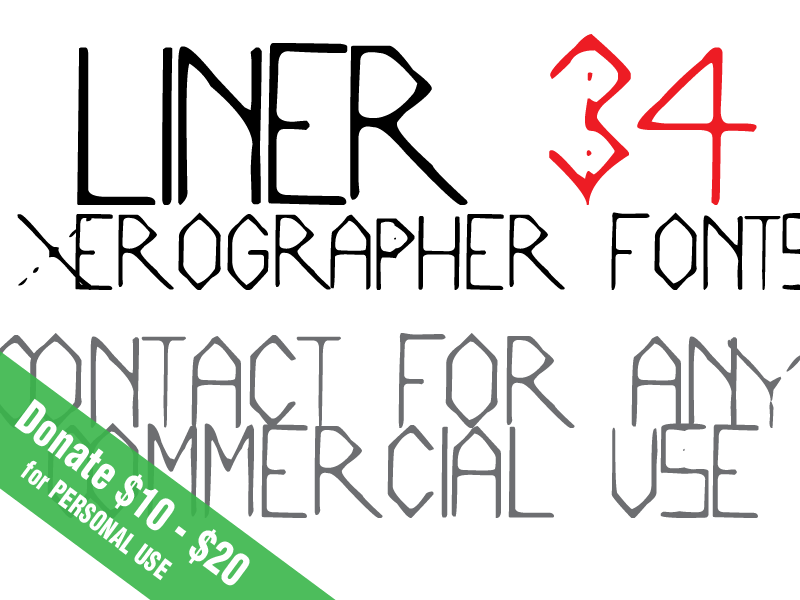 Liner 34 Font
