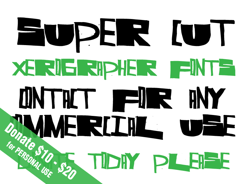 Super Cut Font