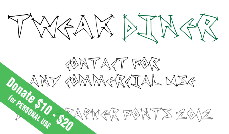 Tweak Diner Font