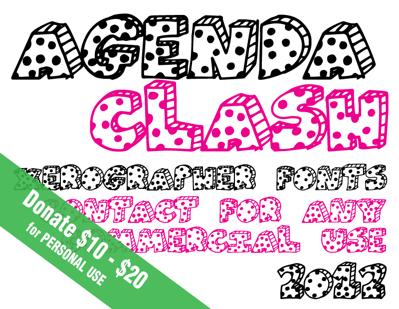 Agenda Clash Font