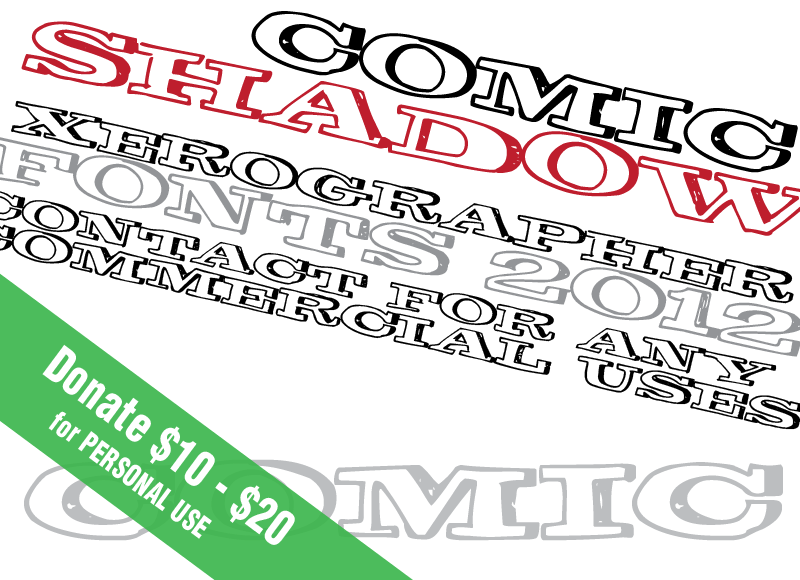 Comic Shadow Font