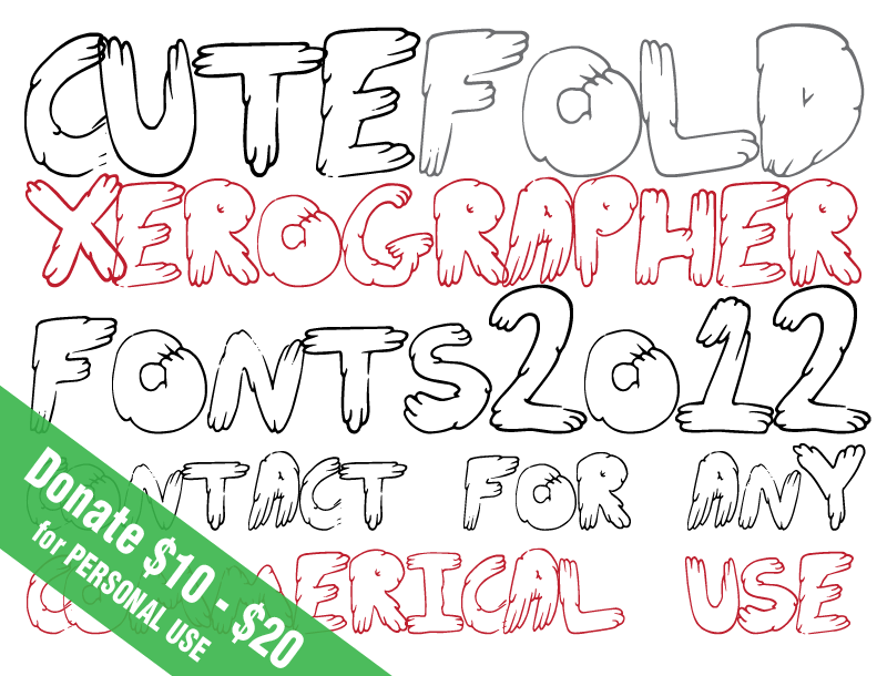 CuteFold Font