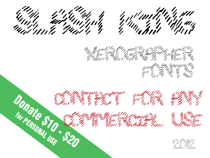 Slash King Font