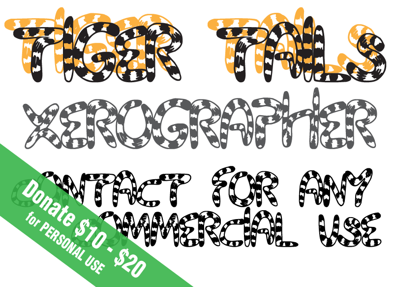 Tiger Tails Font