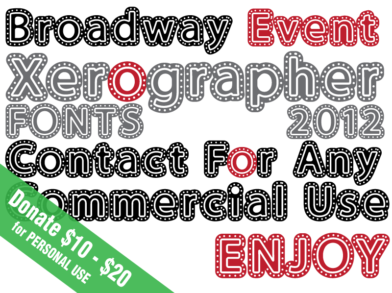 Broadway Event Font