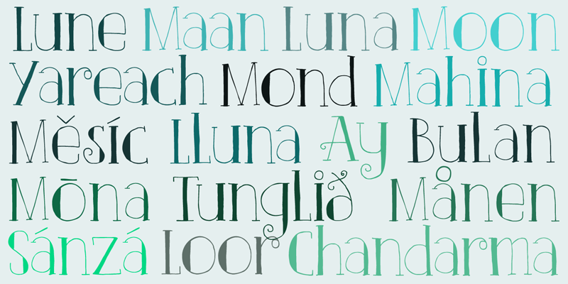 DK Clair De Lune Font