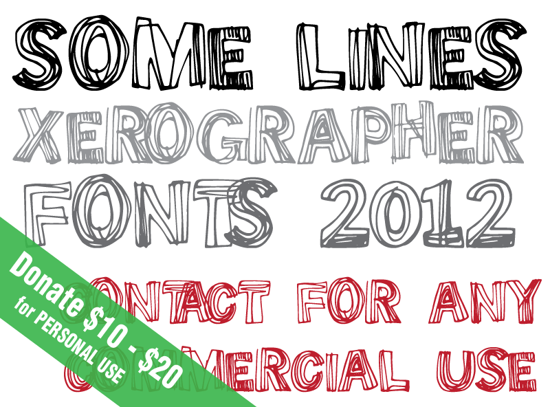 Some Lines Font