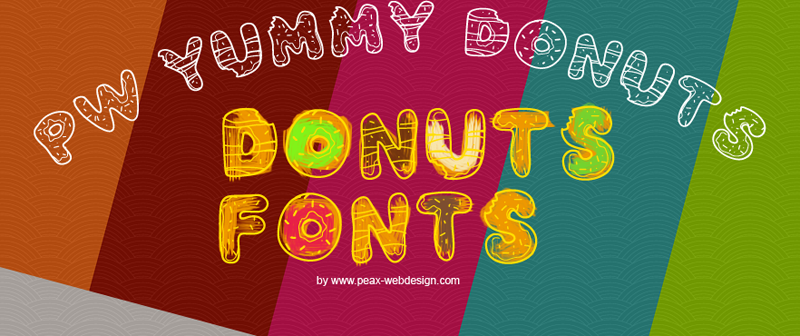 PW Yummy Donuts Font