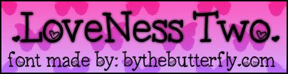 LoveNess Two Font