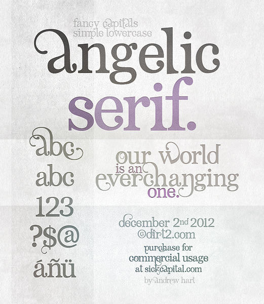 Angelic Serif Font