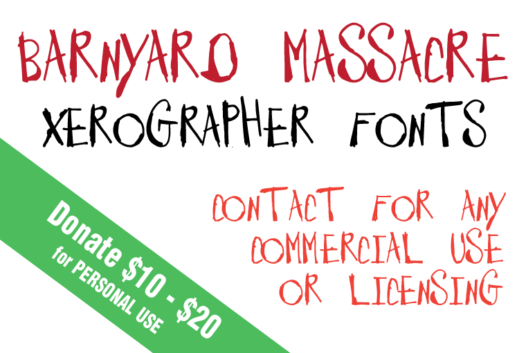 Barnyard Massacre Font