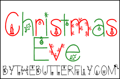 Christmas Eve Font