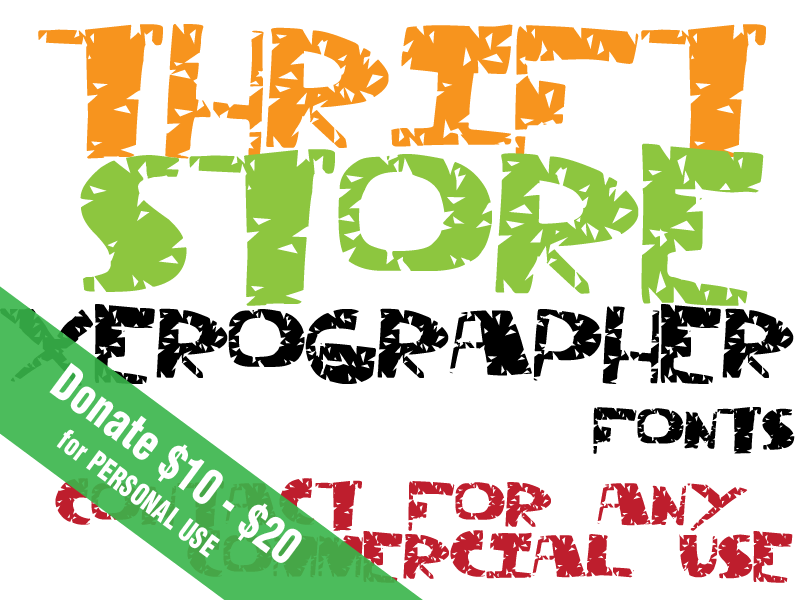 Thrift Store Font