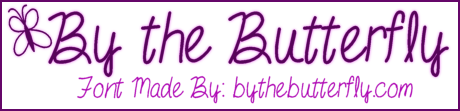 By the Butterfly Font
