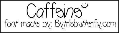 Caffeine Font