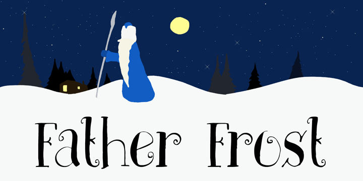 DK Father Frost Font