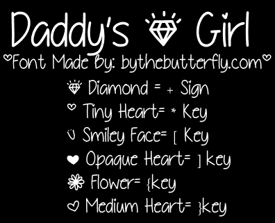 Daddys Girl Font