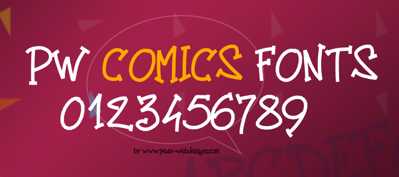 PW Comics Font