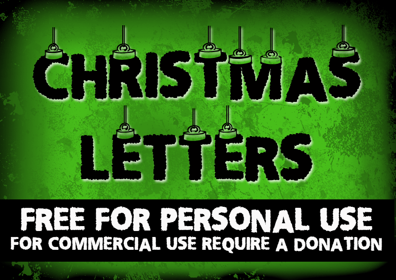 CF Christmas Letters Font