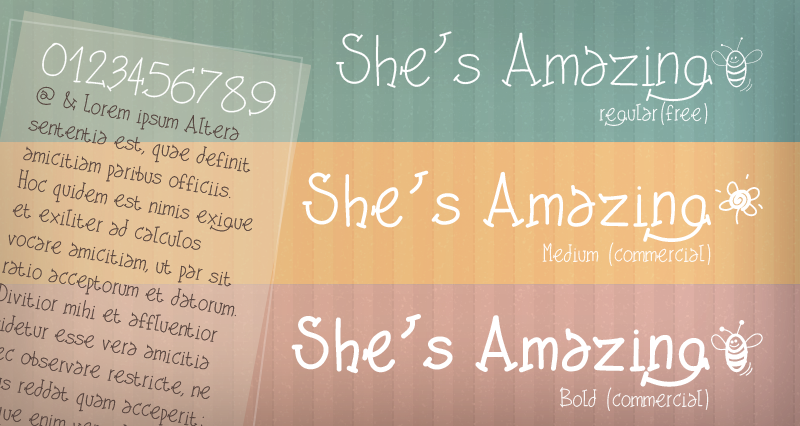 PW Shes Amazing Font