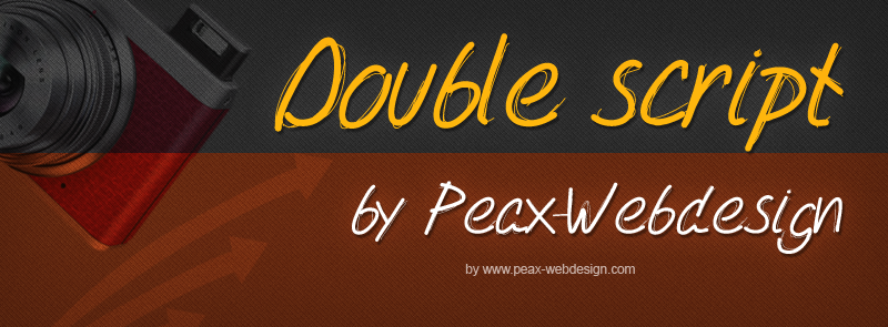 PW Double Script Font