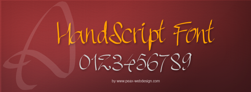 PW Handscript Font