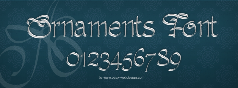 PW Ornaments Font