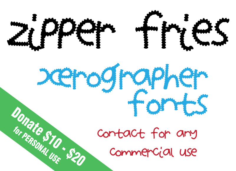 Zipper Fries Font