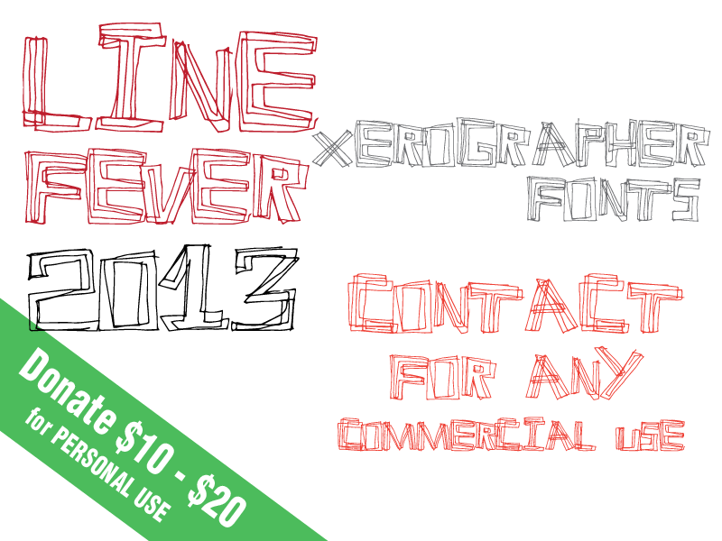 Line Fever Font
