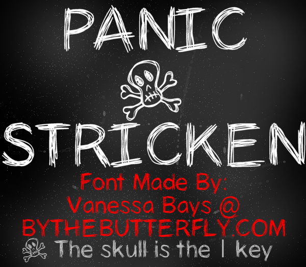 Panic Stricken Font