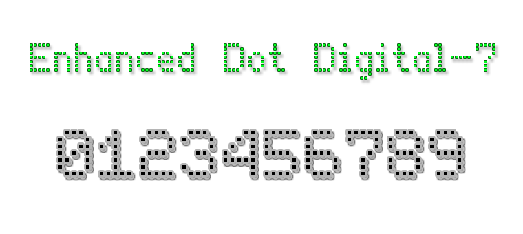 Enhanced Dot Digital-7 Font