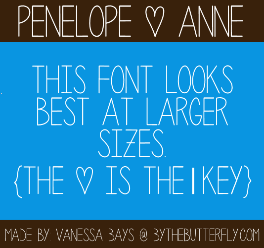 Penelope Anne Font
