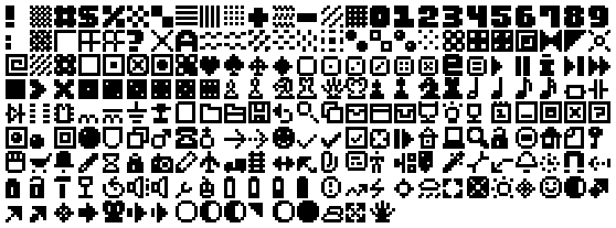 Pixel Dingbats-7 Font