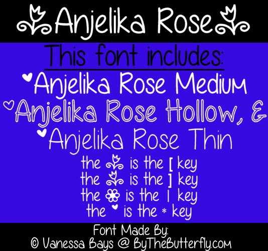 Anjelika Rose Font
