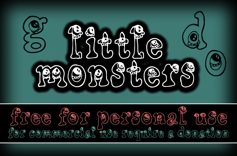 CF Little Monsters Font