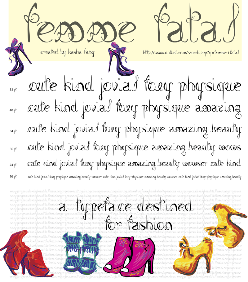 Femme Fatal Font