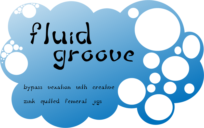 Fluid Groove Font