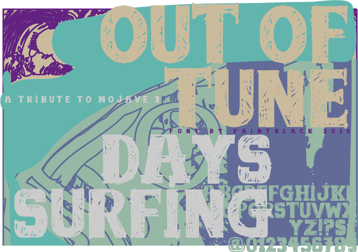 Out Of Tune Font