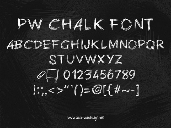 PW Chalk Font