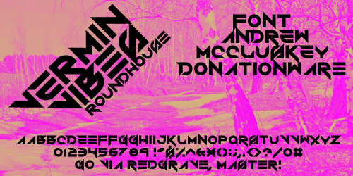 Vermin Vibes Roundhouse Font