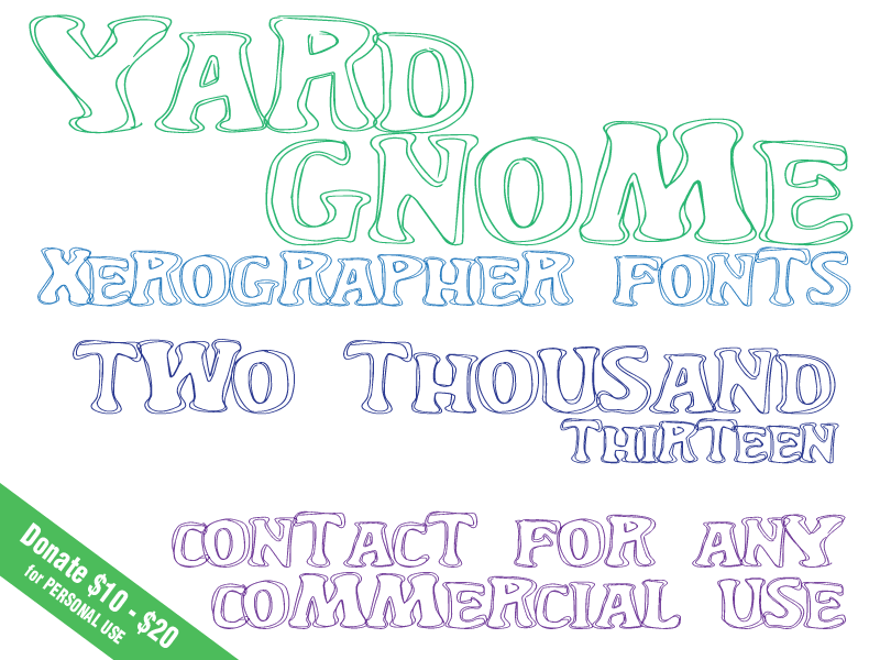 Yard Gnome Font