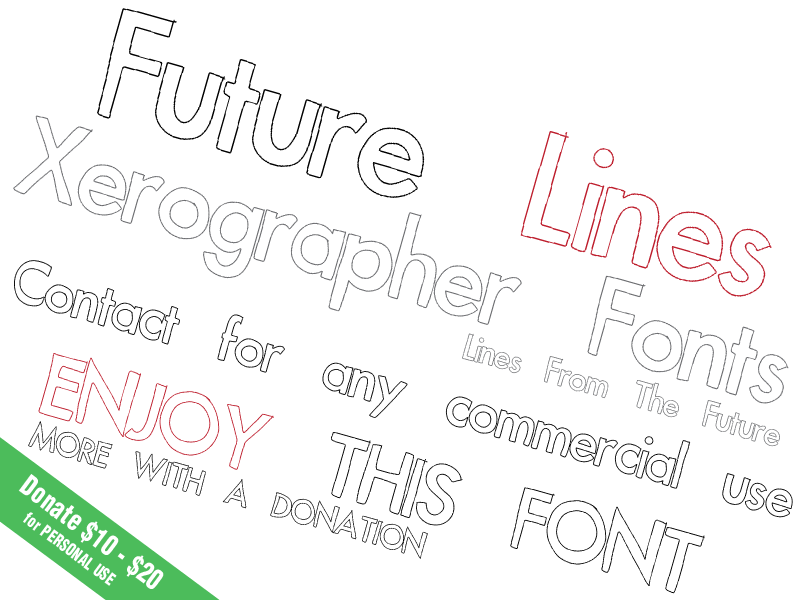 Future Lines Font