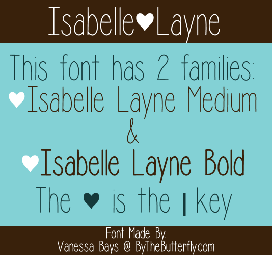 Isabelle Layne Font
