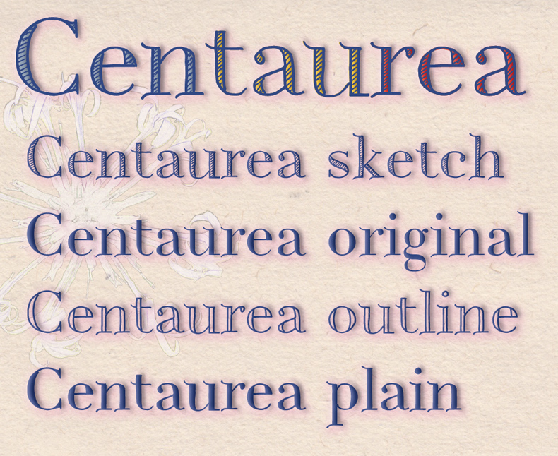 Centaurea Font