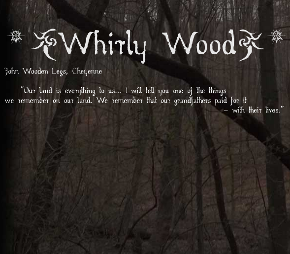 Whirly Wood Font