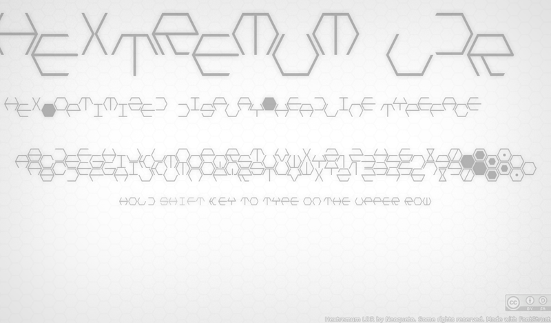 Hextremum LDR Font