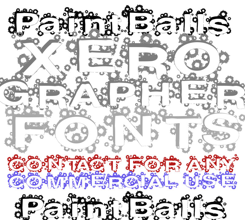 Paint Balls Font